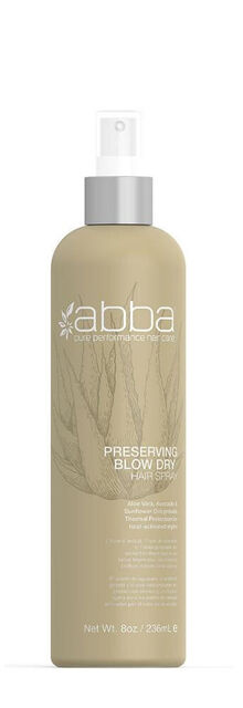 Abba Pure Preserving Blow Dry Hair Spray Abba Pure Preserving Blow Dry Hair Spray